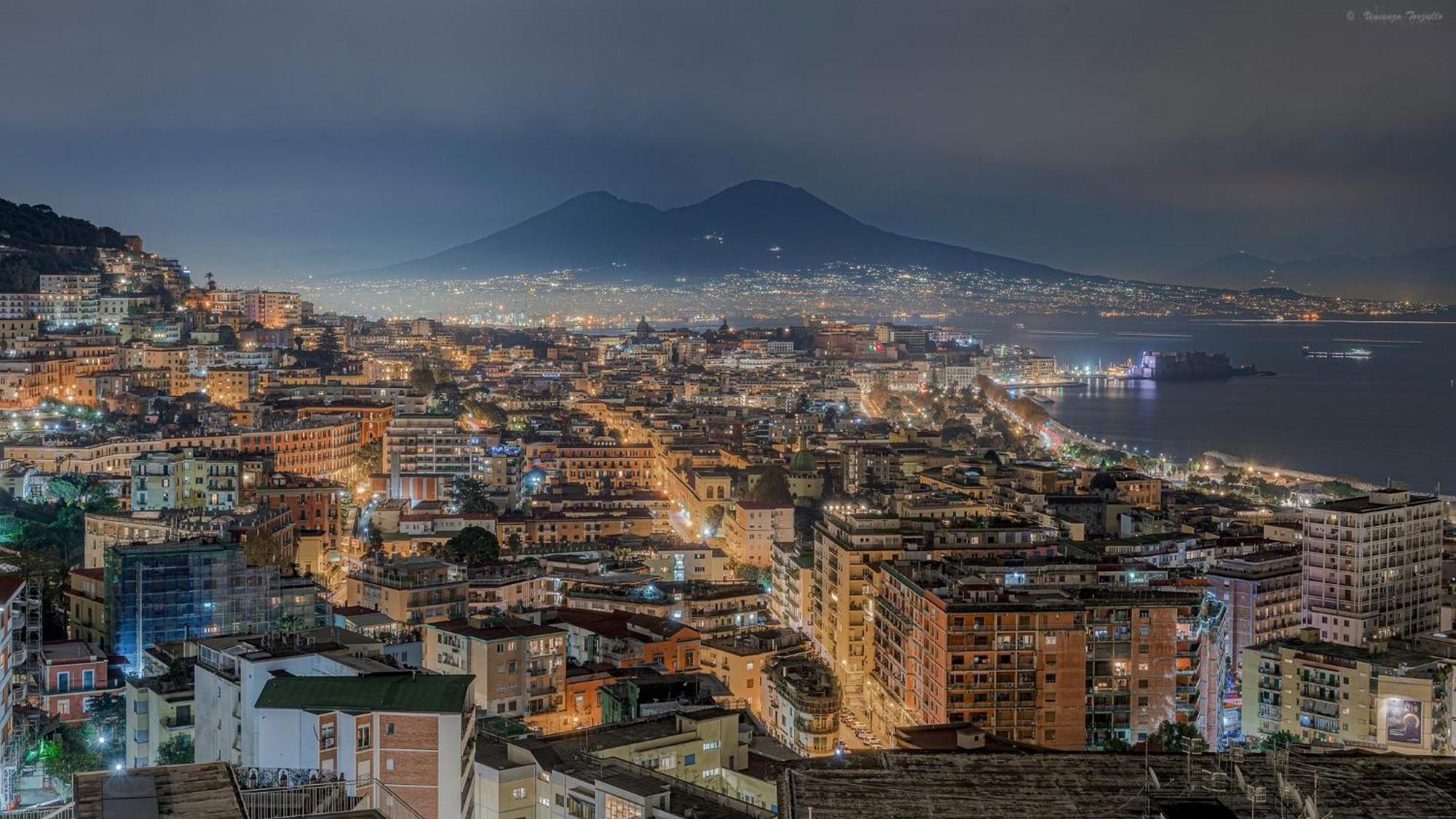 Villa Chiaia bilocale panoramico Napoli Esterno foto